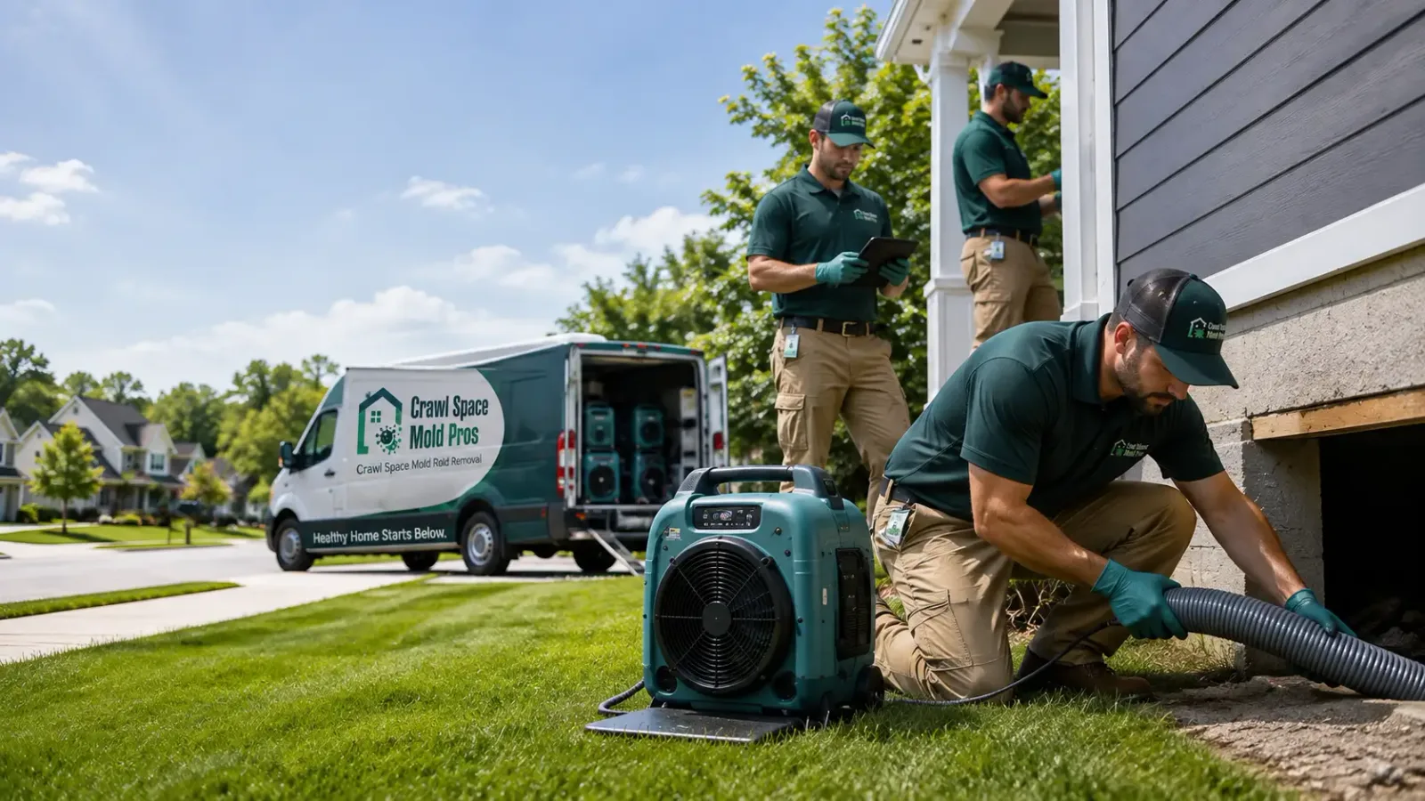 Crawl Space Mold Removal in Sextonville, WI